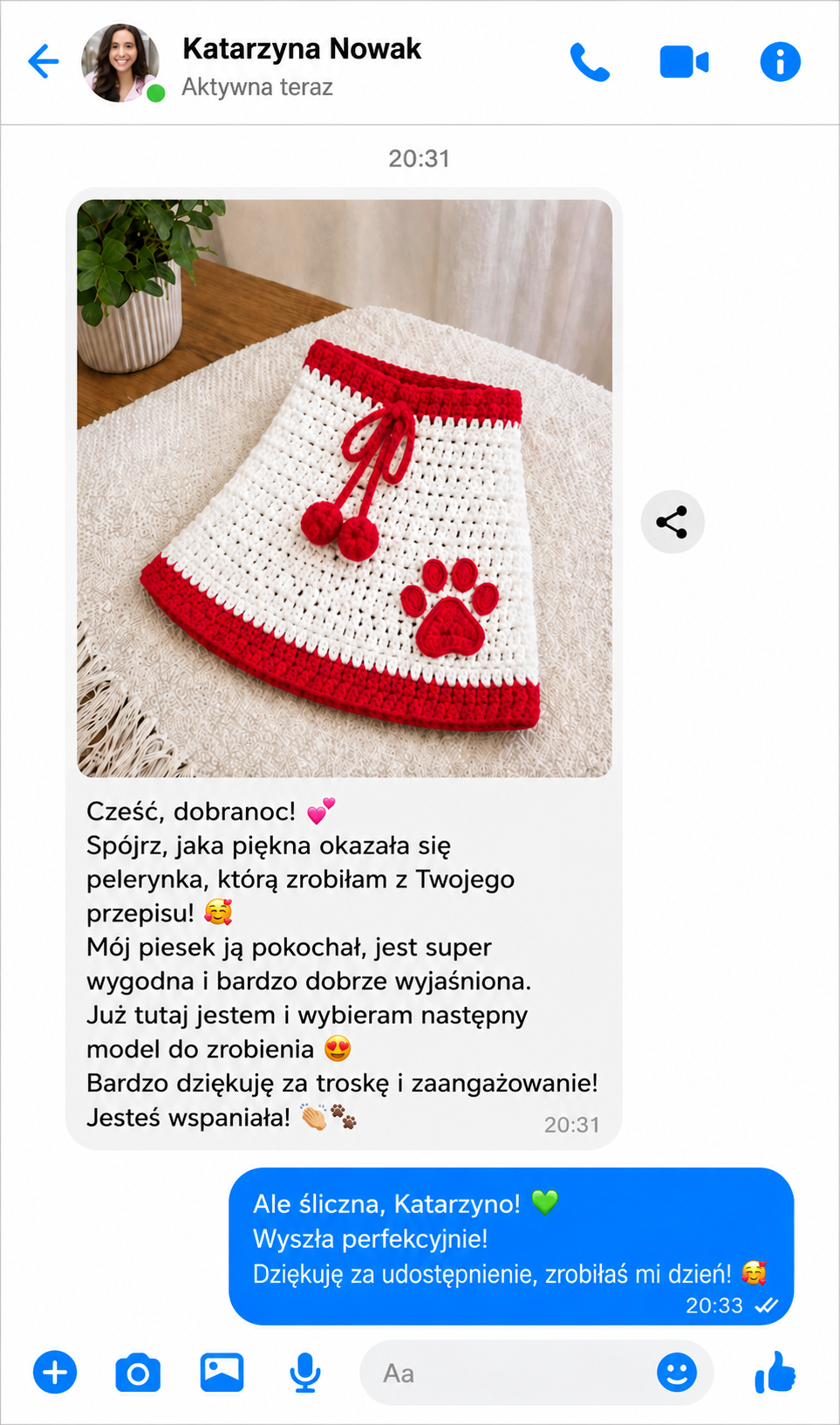 Opinia klientki — Katarzyna Nowak